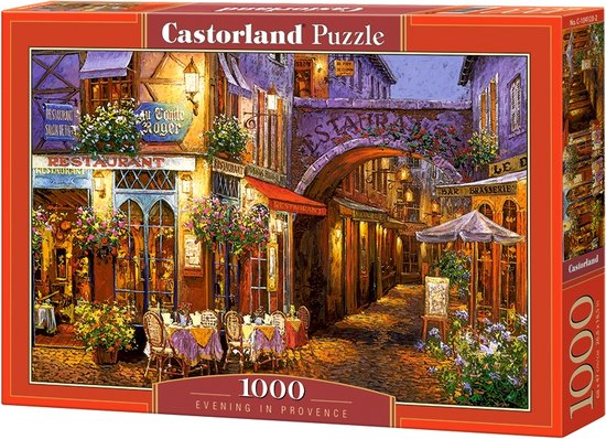 PUZZEL EVENING PROVENCE 1000 STUKJES - 12 10 20 30 40 50 60 70 80 90 93 - 535614