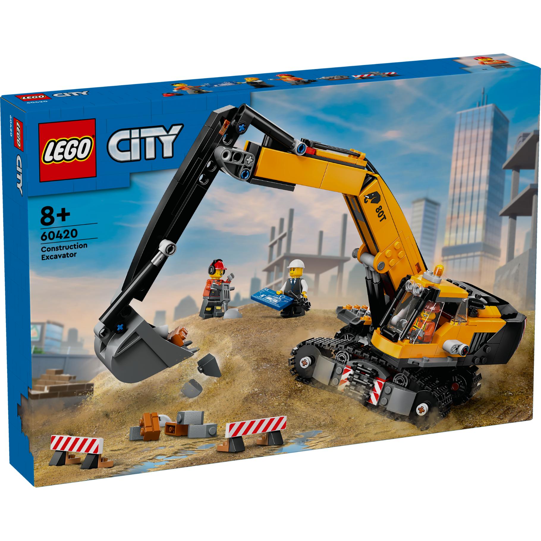 LEGO CITY 60420 GELE GRAAFMACHINE - 411 1596 - 038167